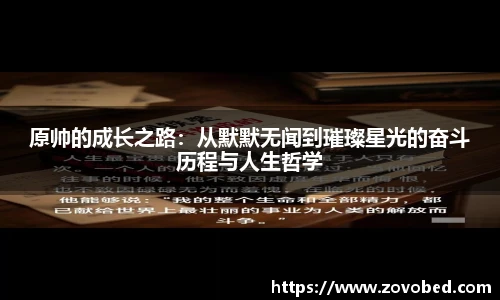 原帅的成长之路：从默默无闻到璀璨星光的奋斗历程与人生哲学